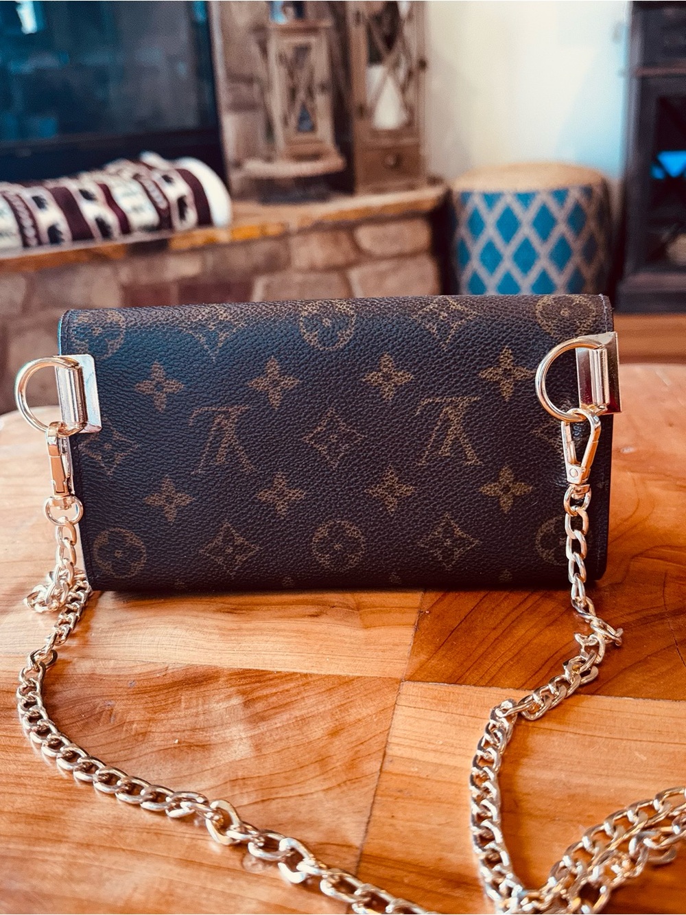 Louis Vuitton vintage monogram Sarah wallet converted to Crossbody 1997 - Picture 4 of 16